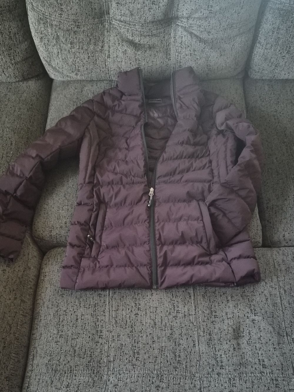 32 Degrees Women's Quilted Puffer Jacket in Plum